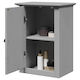 vidaXL Bathroom Cabinet L44xW30xH60cm Gray
