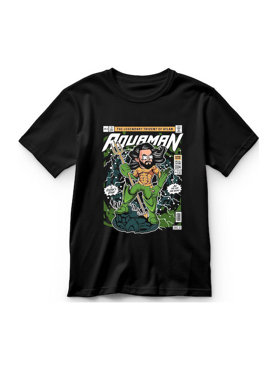 Kids' T-shirt Black Aquaman