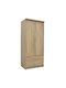 Ușă dublă Dulap de Haine Olympus Natural Shade 81x57x183cm