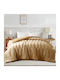 Liolios Home Duvet Cover Semi-double 180x240cm Doha Camel 350 GSMGsm