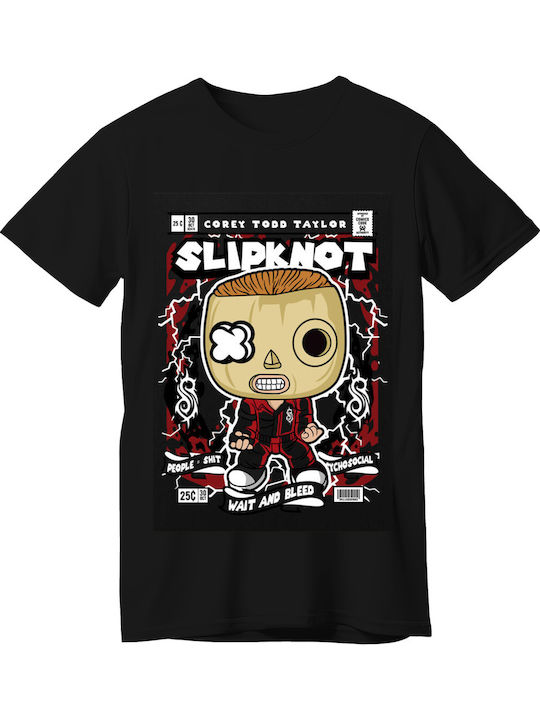 Тениска Кори Тейлър Slipknot Поп култура Черна