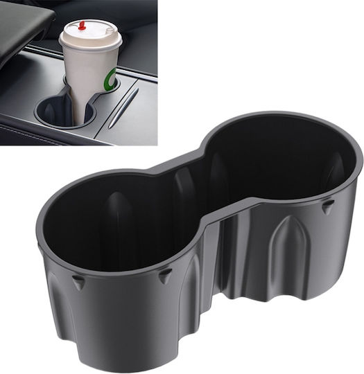 Getränkehalter fürs Auto SD-1054 2 Plätze für Konsole in Schwarz Farbe