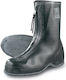 Militärische Halb-Stiefel "norwegische Gummistiefel" Overboots Leder Schwarz