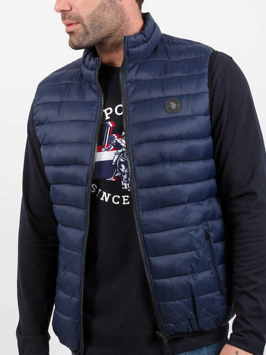 U.S. Polo Assn. Безръкавно Мъжко Яке Тъмносин
