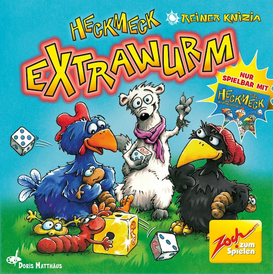 Game Expansion Heckmeck Extrawurm for 2-7 Players 8+ Years Old (EN) Zoch Verlag