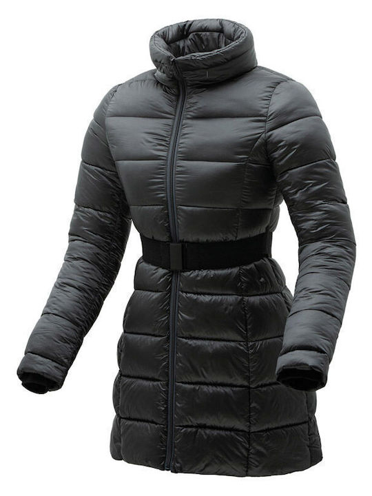 Tucano Urbano Furbetta Χειμερινό Γυναικείο Μπουφάν Μηχανής Dark Grey