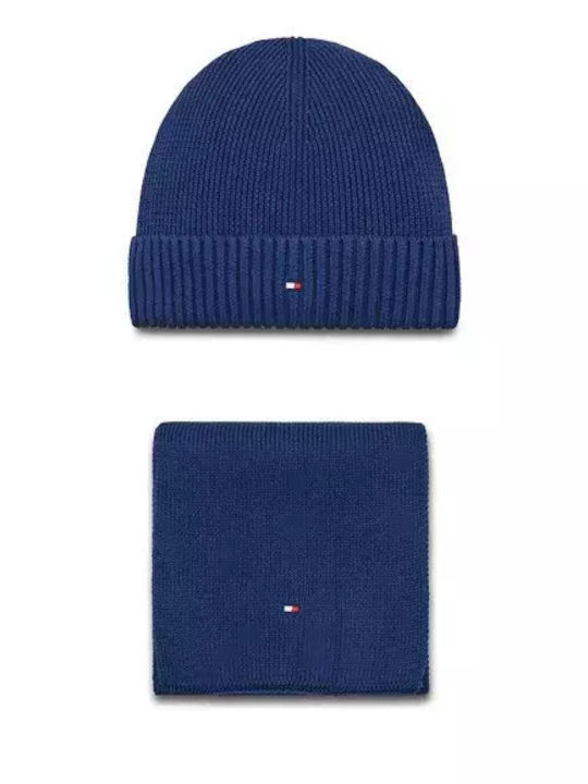 Tommy Hilfiger Flag Kids Beanie Set with Scarf ...