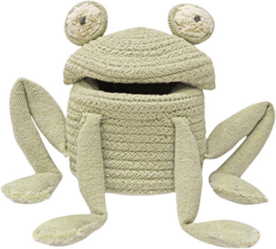 Lorena Canals Kinder Aufbewahrungskorb aus Stoff Grün 15x15x15cm 1Stück