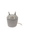 Lorena Canals Children's Storage Basket made of Fabric Gray 15x15x15cm 1pcs