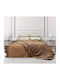 Epavlis Homeware Bettdecke Großes Doppelbett 220x240cm Salmon