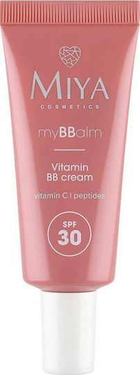 Miya Cosmetics myBBalm 03 Beige Creme Gesicht Tag mit SPF30 30ml