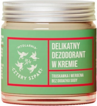 Cztery Szpaki Deodorant sub formă de cremă Fără aluminiu 60ml