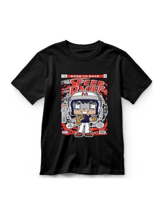 Παιδικό T-shirt Μαύρο Speed Racer