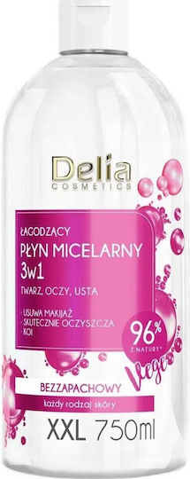 Delia Cosmetics Delia Cosmetics Soothing Micellar Water Facial Cleanser with Soothing and Moisturizing Action 750ml