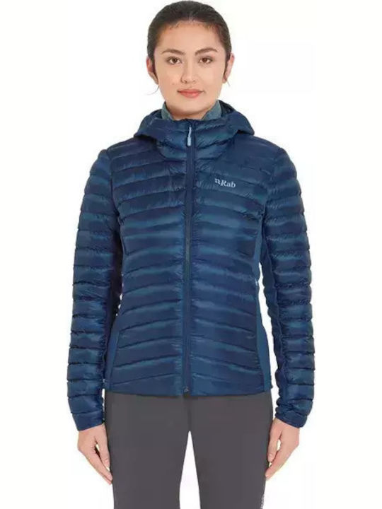Scurtă Jachetă de femei Puffer Waterproof Tempest Blue