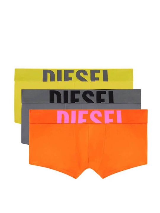 Diesel Ανδρικά Μποξεράκια Multi 3Pack