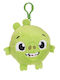 Ключодържател Прасенце Зелено Angry Birds Squashy Podgies Плюш 10см