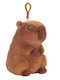 Capybara Brauner Plüsch-Schlüsselanhänger 12cm