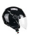 CGM 167A BLACK GLOSS Мотоциклетна каска Джет ECE 22.06 1050гр