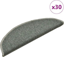 Vidaxl Стълбищни постелки 30 броя тъмнозелени 5...