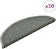 Vidaxl Treppenmatten 30 Stück Dunkelgrün 56x17x...