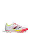 adidas F50 Club Fußballschuhe mit Stollen Weiß