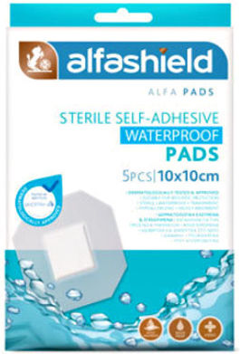 Karabinis Medical Alfashield Αυτοκόλλητη Γάζα 10x10cm 1τμχ