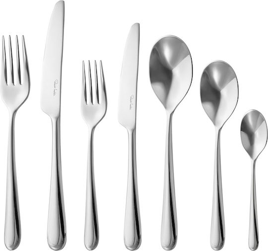 Robert Welch Cutlery Set Stainless Silver 42pcs