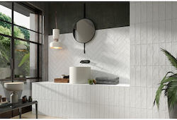 Argenta Ceramica Fliese Boden Innenbereich 30x7.5cm White