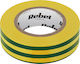 Rebel Adhesive Insulation Tape 0.13 Mm X 19 Mm X 10 Yd Yellow-green