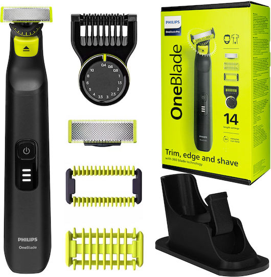 Philips Oneblade Ξυριστική Μηχανή Προσώπου / Σώματος Επαναφορτιζόμενη