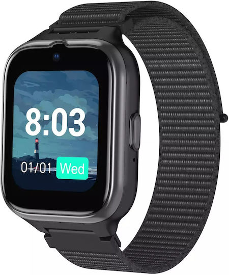 MyPhone CareWatch LTE 42mm με Παλμογράφο (Μαύρο)