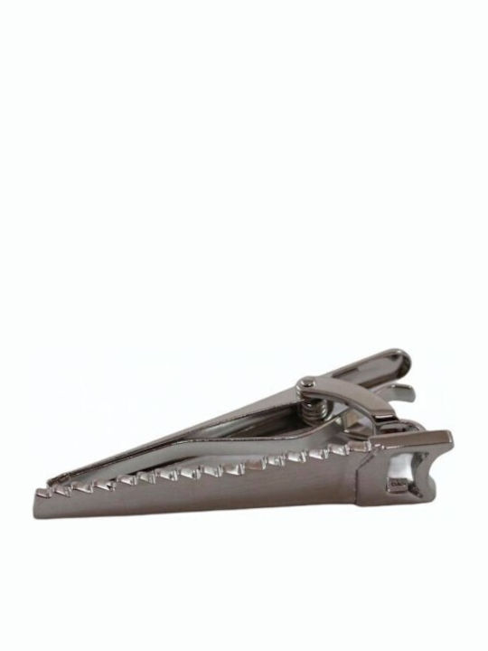 Erika Tie Clip Aσημί Πριόνι 4.5cm