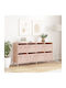 Μπουφές mit Schubladen Pink 135x39x73.5cm