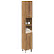 vidaXL Badezimmersäule Boden H30xB30xH179cm Eiche