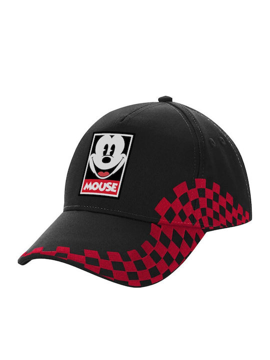 Mickey Mouse Adult Hat Ultimate Black Red Racin...