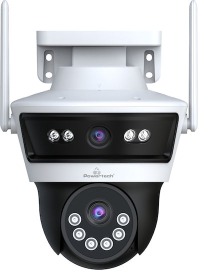 Powertech PT-1340 IP Κάμερα Παρακολούθησης Wi-Fi Full HD+ 3MP Αδιάβροχη με Αμφίδρομη Επικοινωνία και Φακό 4mm