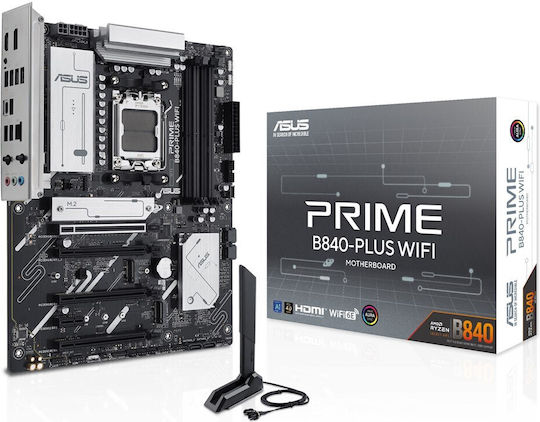Asus PRIME B840-PLUS WIFI Motherboard ATX with AMD AM5 Socket