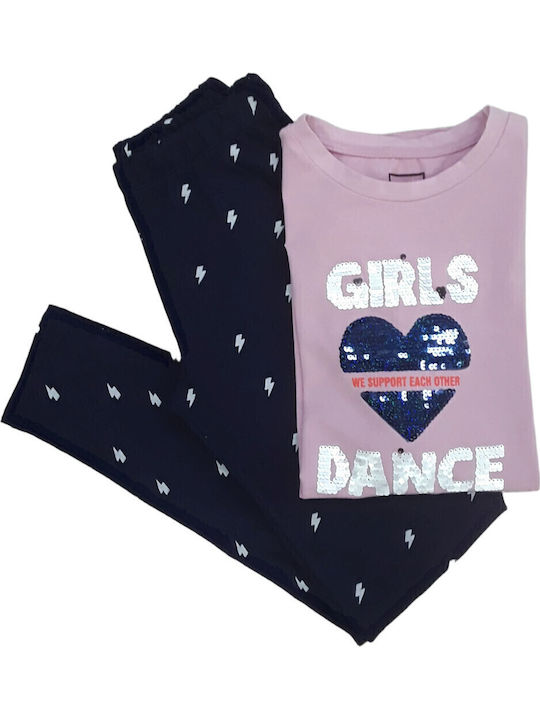 Evita Kids Sweatpants Set Pink