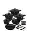 Berlinger Haus Set de vase de gătit Matte Black BH-8198 15buc
