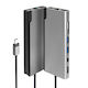 Alogic Ultra Dock PLUS Gen 2 USB-C Docking Station with 4K PD Ethernet and Support for 2 Monitors Gray