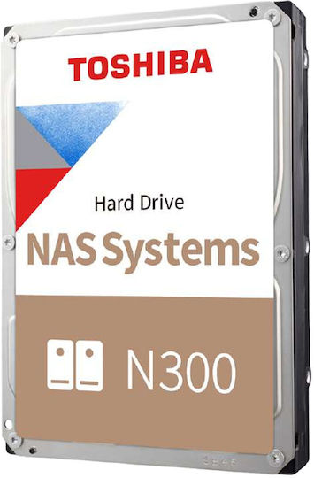 Toshiba N300 Bulk 14TB HDD Hard Drive 3.5" SATA III 7200rpm with 512MB Cache for NAS HDWG51EUZSVA