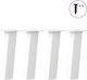 Vidaxl Coffee Table Legs 4 Pcs White 42 cm Steel