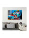 Πίνακας Γυάλινος 123bzm2205 100x70cm Multi Wallity Οριζόντιοι Γυαλί