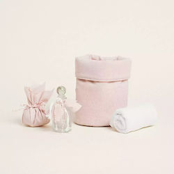 Handgefertigtes Zylinder-Ölset Mädchen Pink Gold Lurex 337106 Ntampoudis Ntm-337106