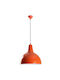 Opviq Kure Pendant Light Orange with Socket E27 30x30x121cm