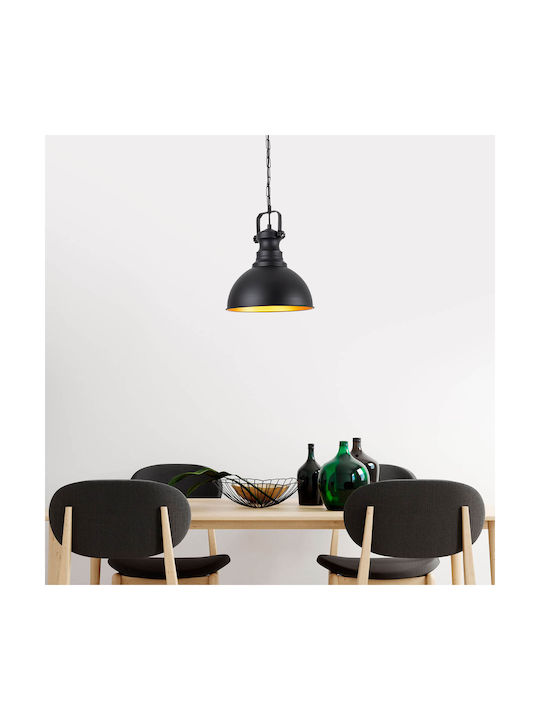 Opviq Saglam Pendant Light Black with Socket E27 31x31x90cm