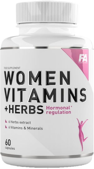 FA Nutrition Витамини + Билки за жени 60 Капсули