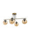 Opviq Oslo Ceiling Mount Light 70cm Yellow with Socket E27