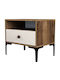 Bedside Table Lizbon Wooden Multicolour 56x40x50.8cm